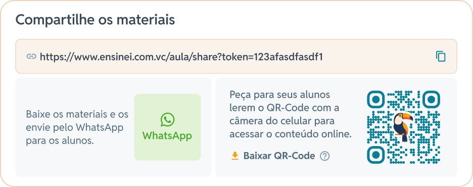 Compartilhamento de materiais